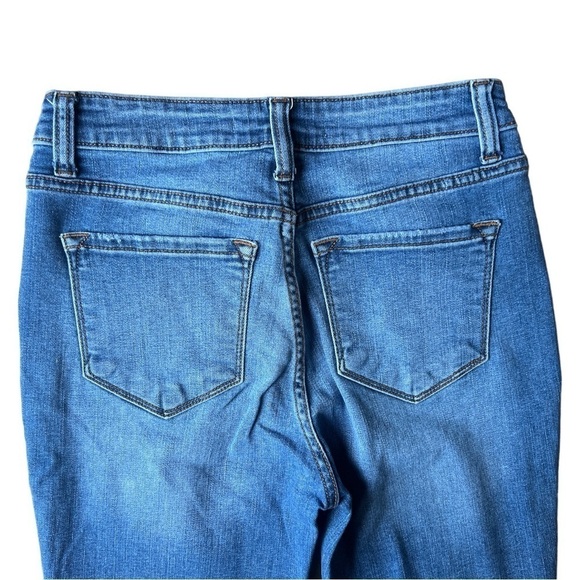 KanCan Women’s High Rise Raw Hem Frayed Ankle Jeans KC9121M, Size 7 / 27 - Picture 4 of 10